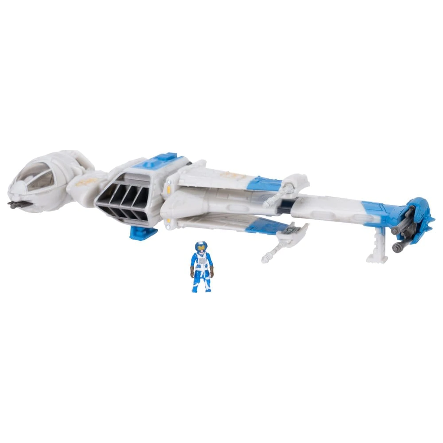 Star Wars střední vozidlo a figurka Nová republika B-wing a B-wing Pilot fotografii produktu