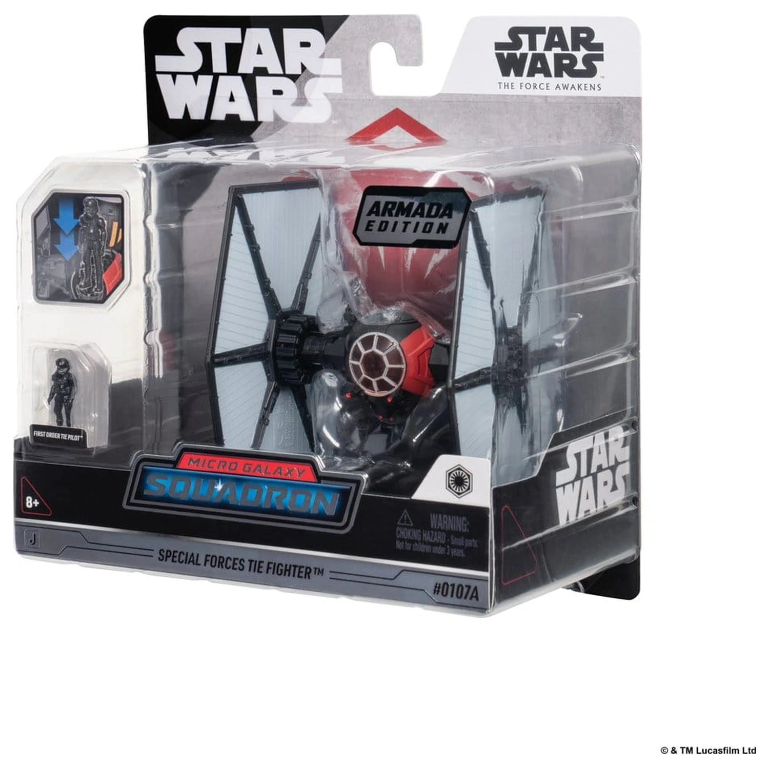 Star Wars střední vozidlo a figurka assortiment Special Forces TIE Fighter & First Order TIE Pilot (Armada Edition) fotografii produktu