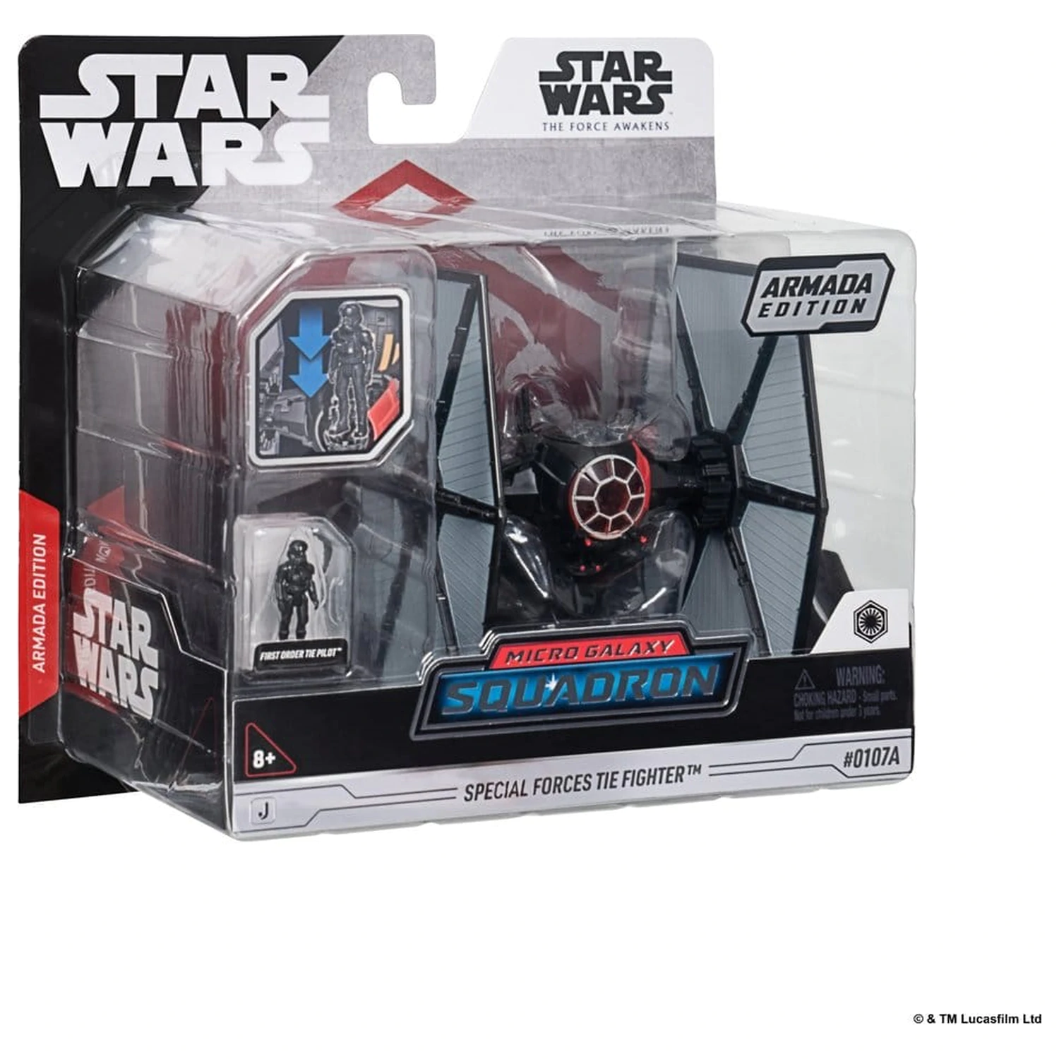 Star Wars střední vozidlo a figurka assortiment Special Forces TIE Fighter & First Order TIE Pilot (Armada Edition) fotografii produktu