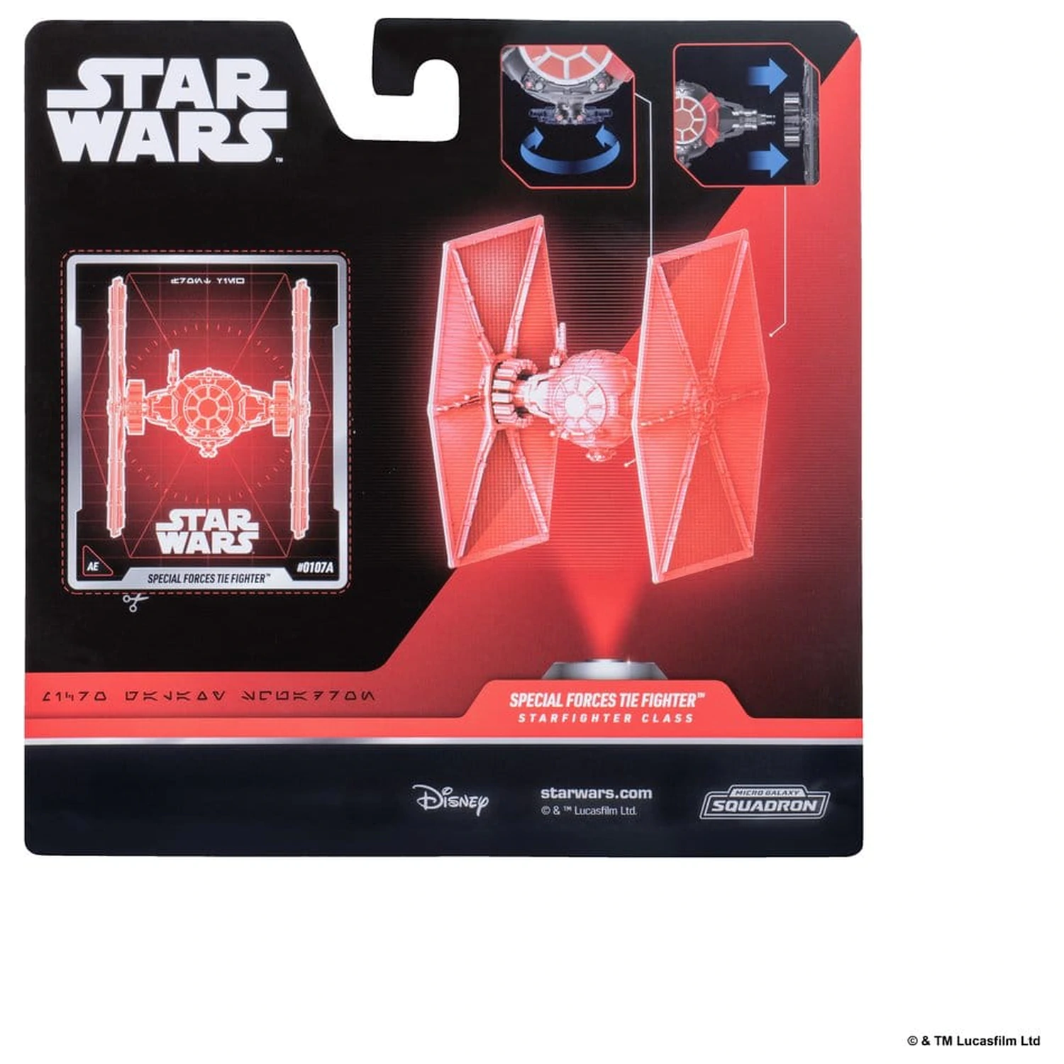 Star Wars střední vozidlo a figurka assortiment Special Forces TIE Fighter & First Order TIE Pilot (Armada Edition) fotografii produktu