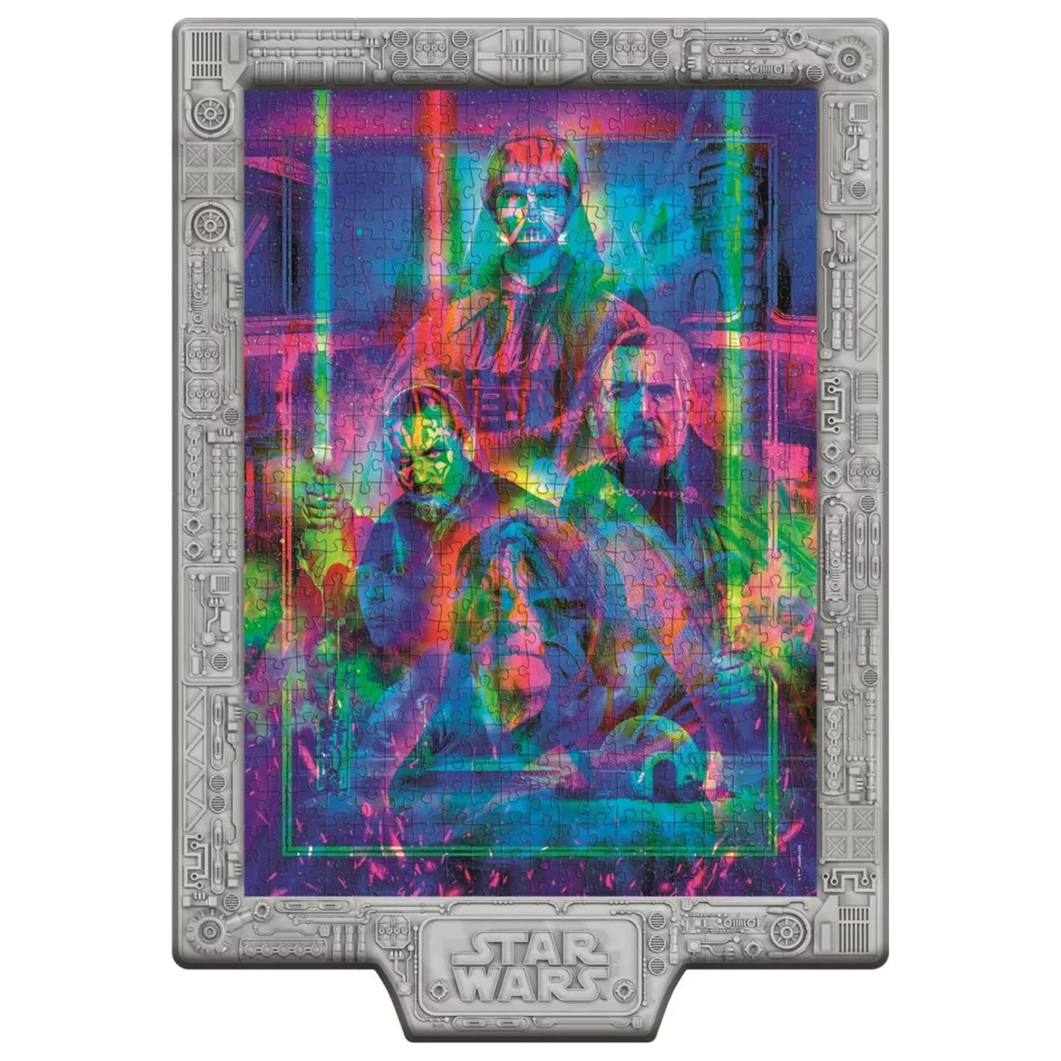Star Wars Metamorfické puzzle o 520 kusech s LED rámem fotografii produktu