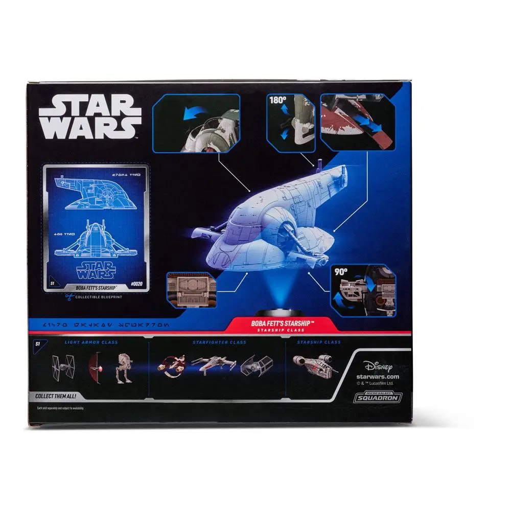 Star Wars Micro Galaxy Squadron vozidlo s figurkami Boba Fett`s Starship 20 cm fotografii produktu