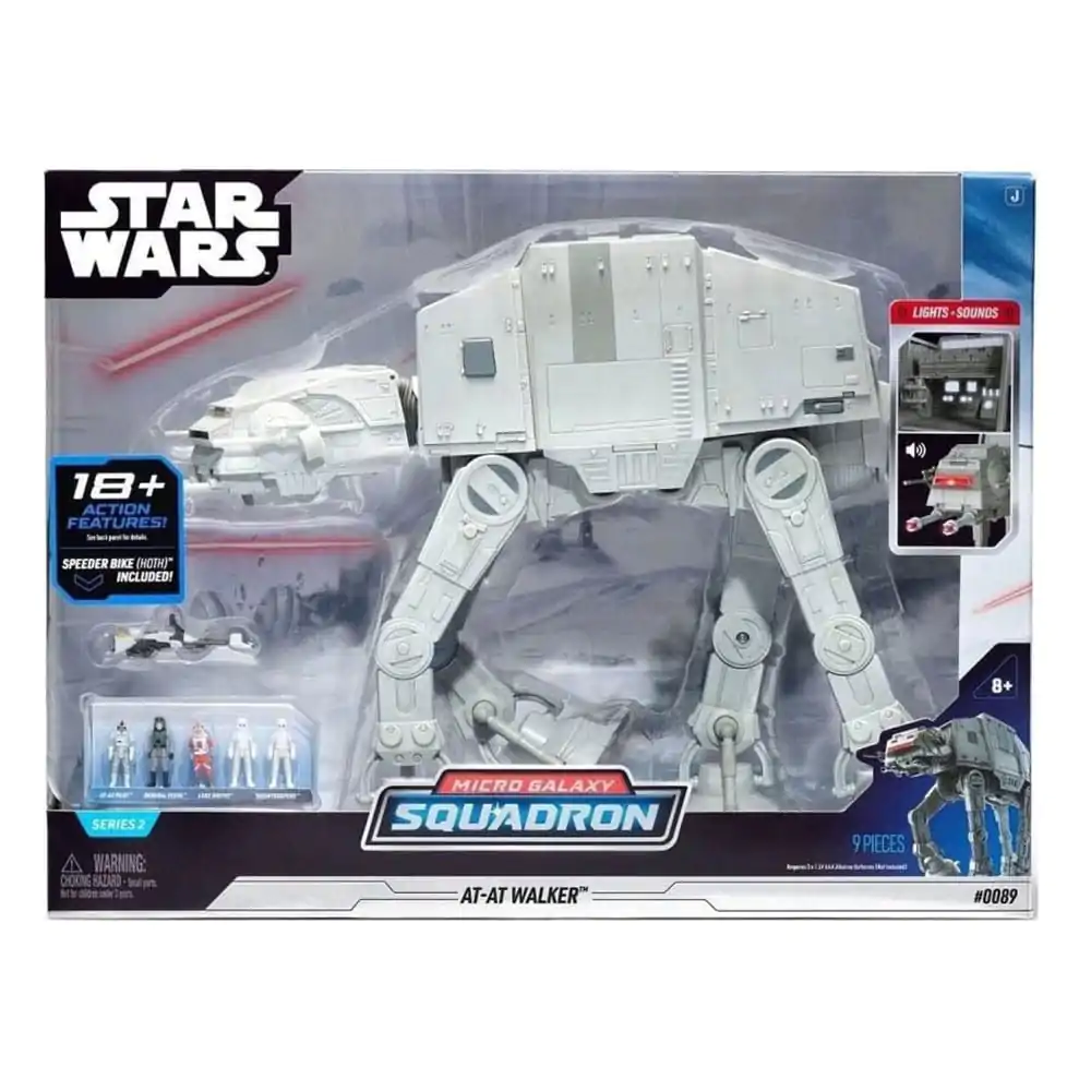 Star Wars Micro Galaxy Squadron Feature Vehicle with Figures Assault Class AT-AT 24 cm fotografii produktu