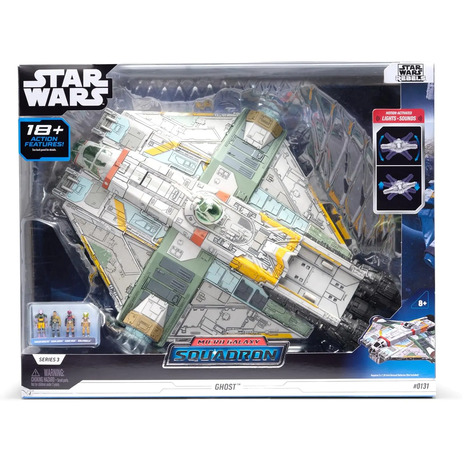 Star Wars Micro Galaxy Squadron Ghost Feature vozidlo s figurkami fotografii produktu