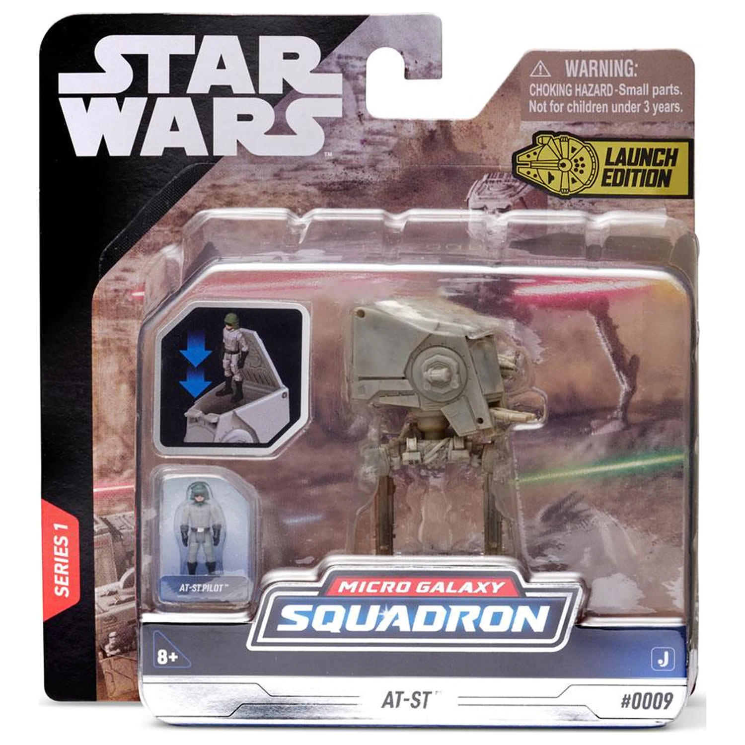 Star Wars Micro Galaxy Squadron Vozidlo s figurkou AT-ST 7,5 cm fotografii produktu