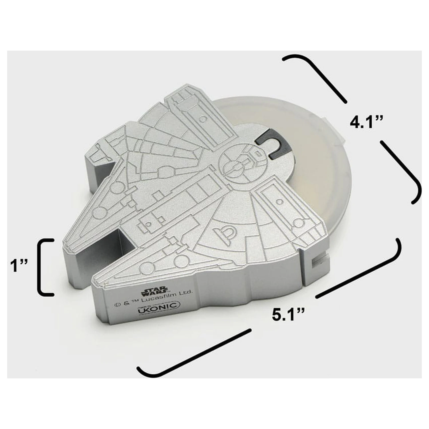 Star Wars Kráječ na pizzu Millennium Falcon fotografii produktu
