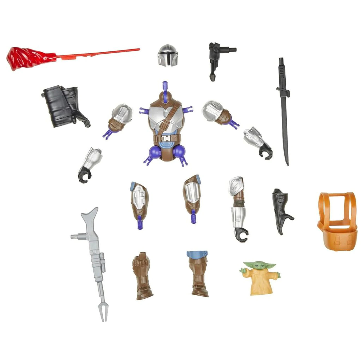 Star Wars Mix Mashers The Mandalorian & Grogu Deluxe figurka 12cm fotografii produktu