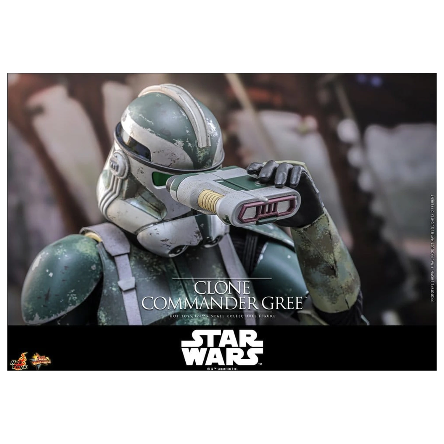 Star Wars Movie Masterpiece Akční figurka 1/6 Clone Commander Gree 30 cm fotografii produktu