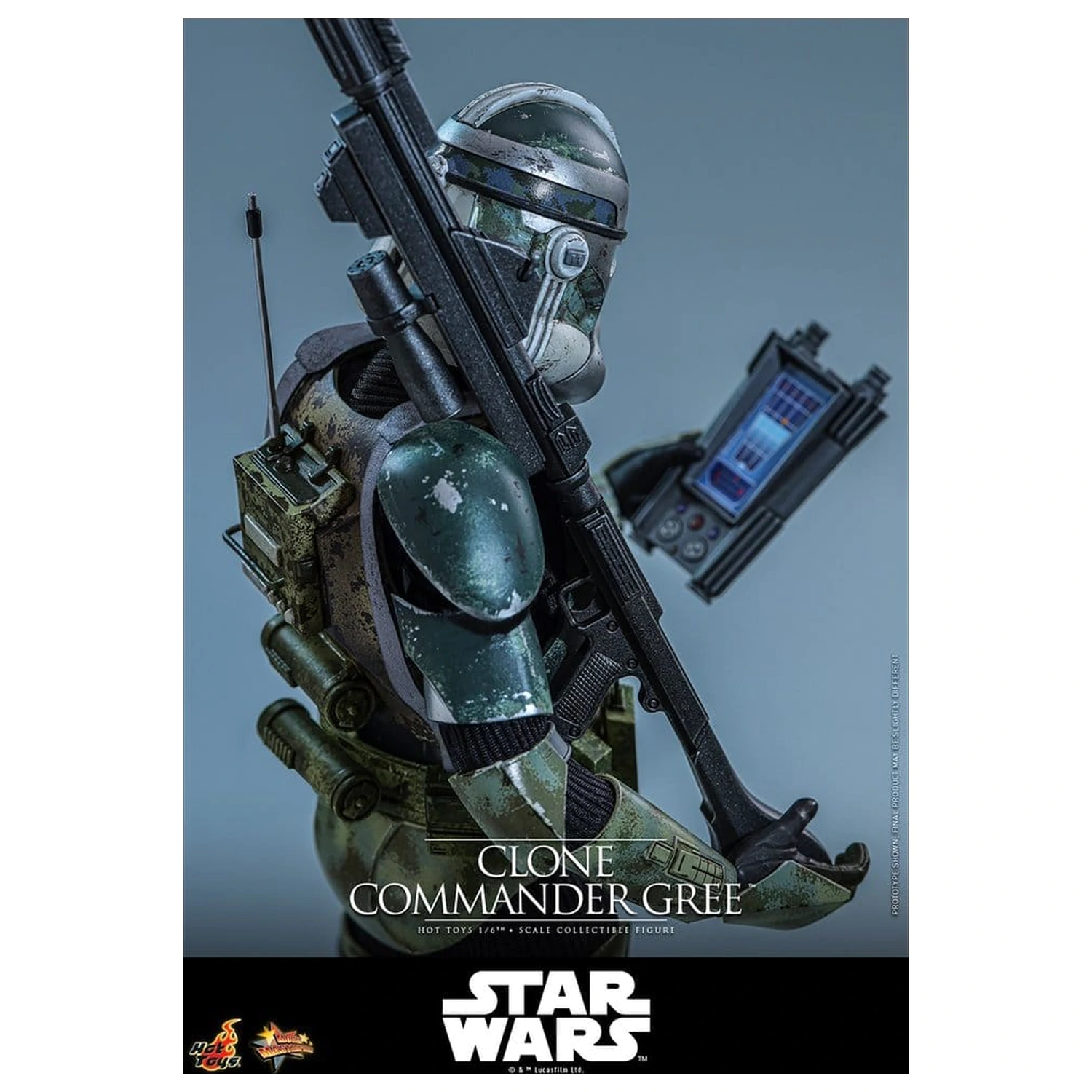 Star Wars Movie Masterpiece Akční figurka 1/6 Clone Commander Gree 30 cm fotografii produktu