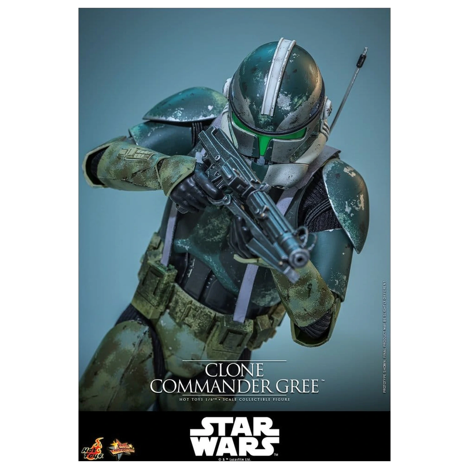 Star Wars Movie Masterpiece Akční figurka 1/6 Clone Commander Gree 30 cm fotografii produktu