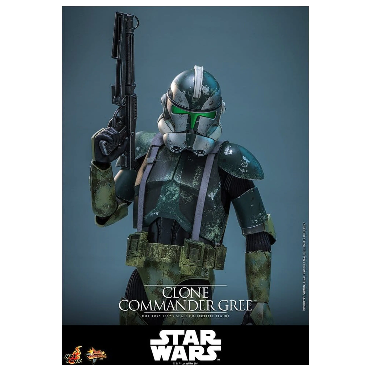 Star Wars Movie Masterpiece Akční figurka 1/6 Clone Commander Gree 30 cm fotografii produktu