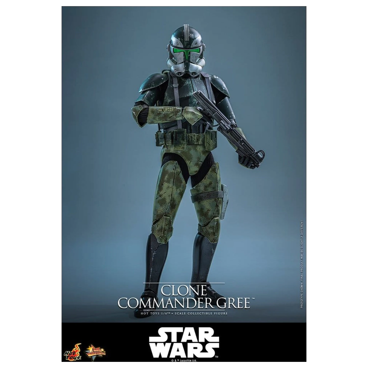 Star Wars Movie Masterpiece Akční figurka 1/6 Clone Commander Gree 30 cm fotografii produktu