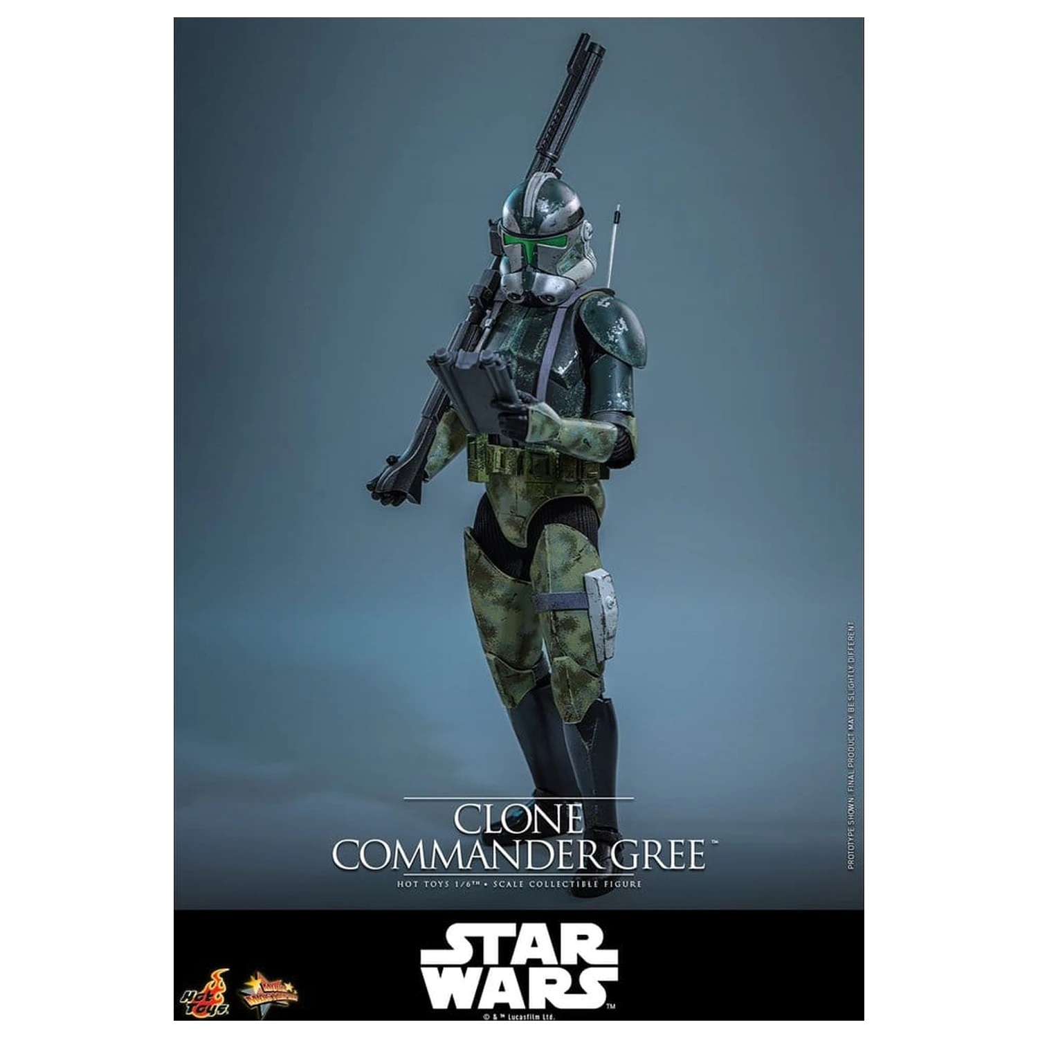 Star Wars Movie Masterpiece Akční figurka 1/6 Clone Commander Gree 30 cm fotografii produktu