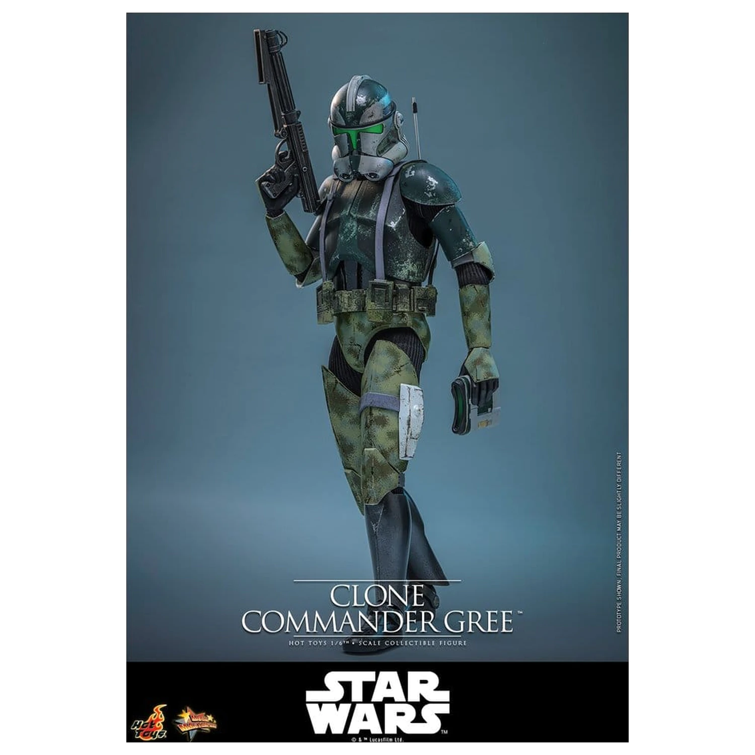 Star Wars Movie Masterpiece Akční figurka 1/6 Clone Commander Gree 30 cm fotografii produktu
