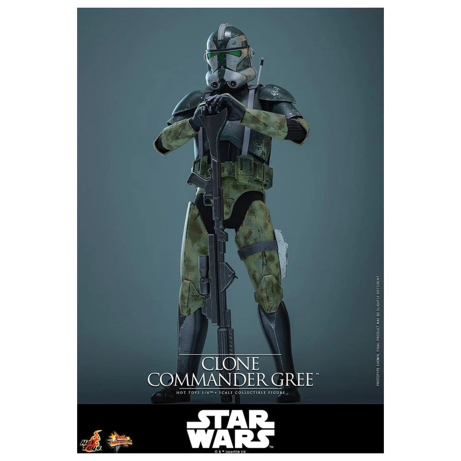Star Wars Movie Masterpiece Akční figurka 1/6 Clone Commander Gree 30 cm fotografii produktu
