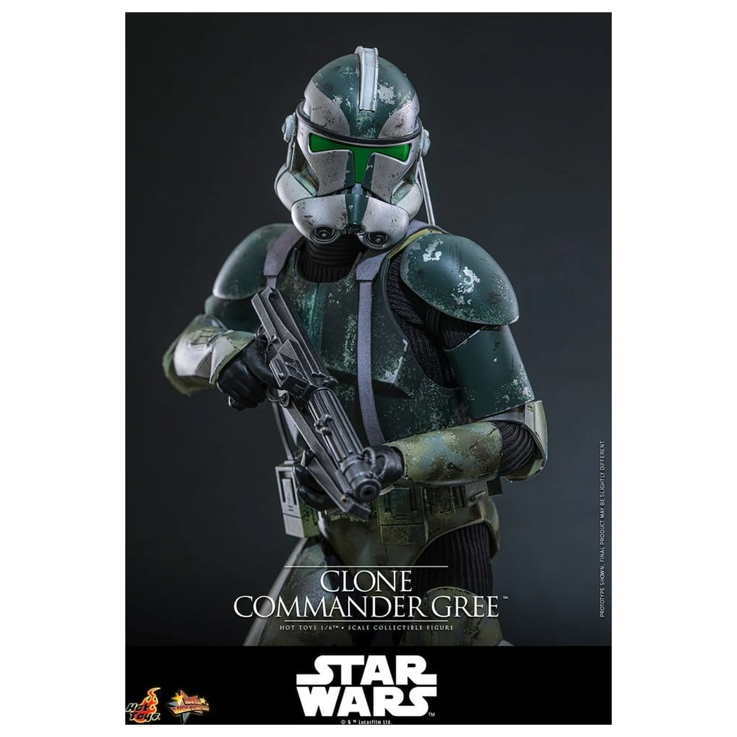 Star Wars Movie Masterpiece Akční figurka 1/6 Clone Commander Gree 30 cm fotografii produktu
