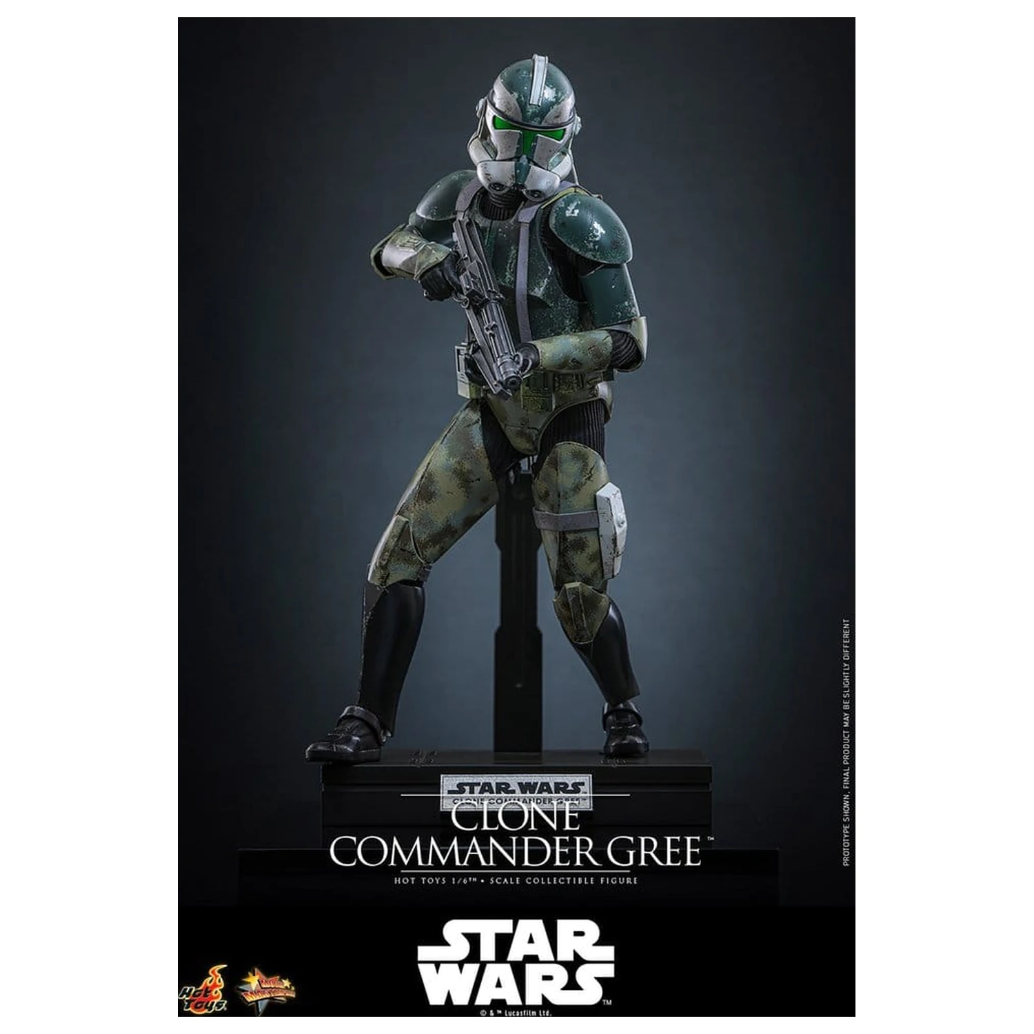 Star Wars Movie Masterpiece Akční figurka 1/6 Clone Commander Gree 30 cm fotografii produktu