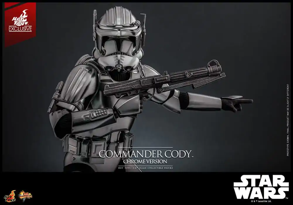 Star Wars Movie Masterpiece Akční figurka 1/6 Commander Cody (Chrome Version) Hot Toys Exclusive 30 cm fotografii produktu