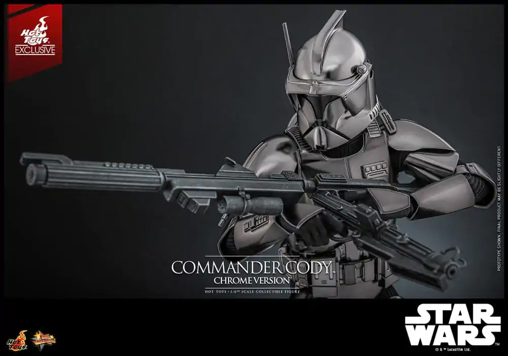 Star Wars Movie Masterpiece Akční figurka 1/6 Commander Cody (Chrome Version) Hot Toys Exclusive 30 cm fotografii produktu