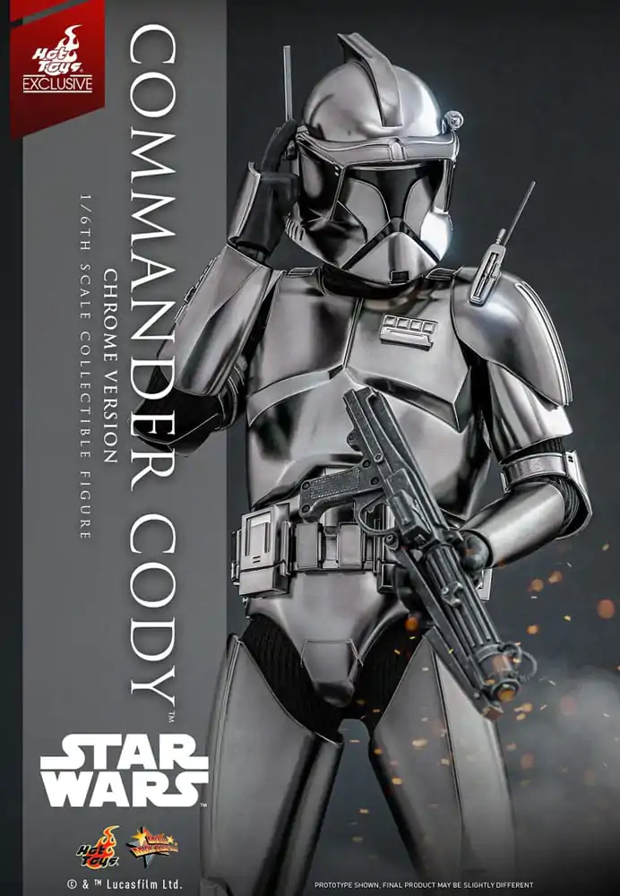 Star Wars Movie Masterpiece Akční figurka 1/6 Commander Cody (Chrome Version) Hot Toys Exclusive 30 cm fotografii produktu