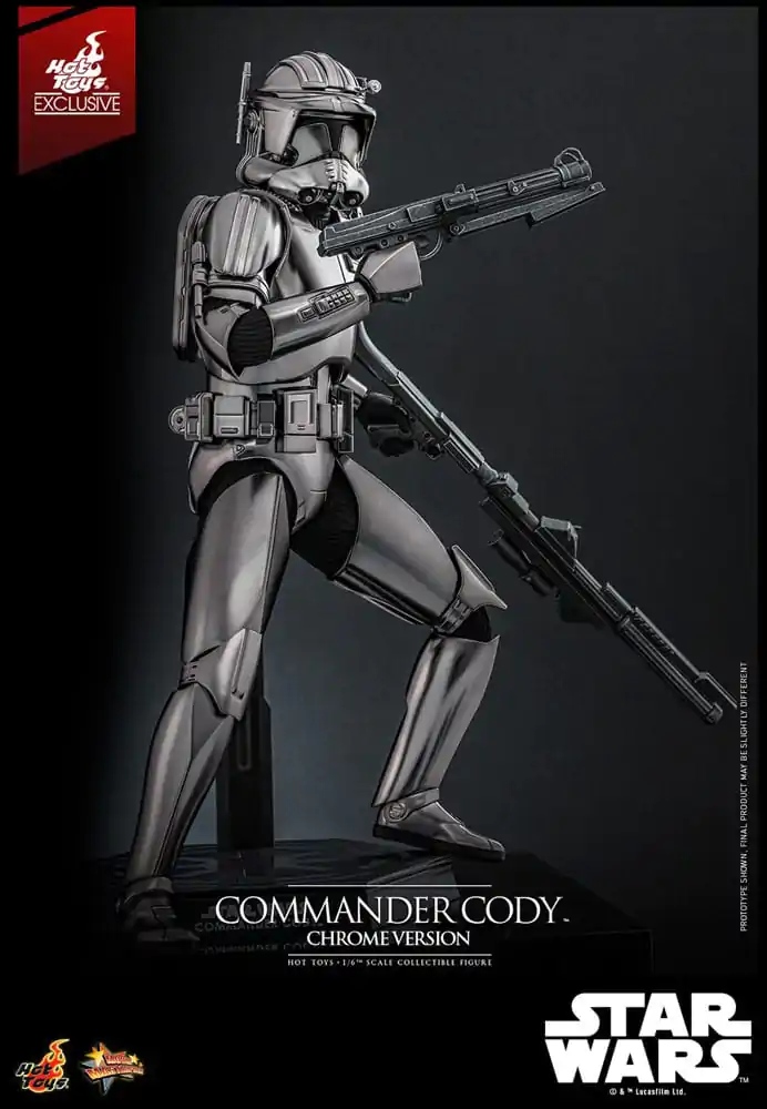 Star Wars Movie Masterpiece Akční figurka 1/6 Commander Cody (Chrome Version) Hot Toys Exclusive 30 cm fotografii produktu