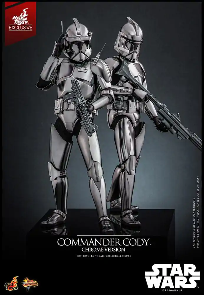 Star Wars Movie Masterpiece Akční figurka 1/6 Commander Cody (Chrome Version) Hot Toys Exclusive 30 cm fotografii produktu