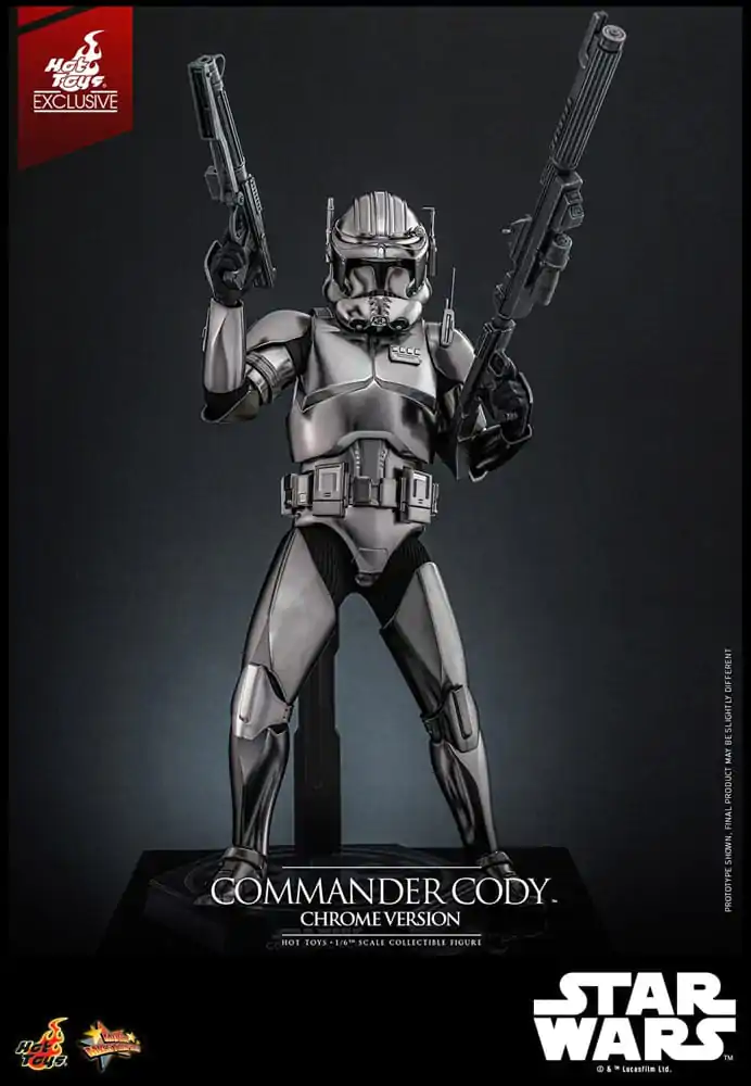 Star Wars Movie Masterpiece Akční figurka 1/6 Commander Cody (Chrome Version) Hot Toys Exclusive 30 cm fotografii produktu