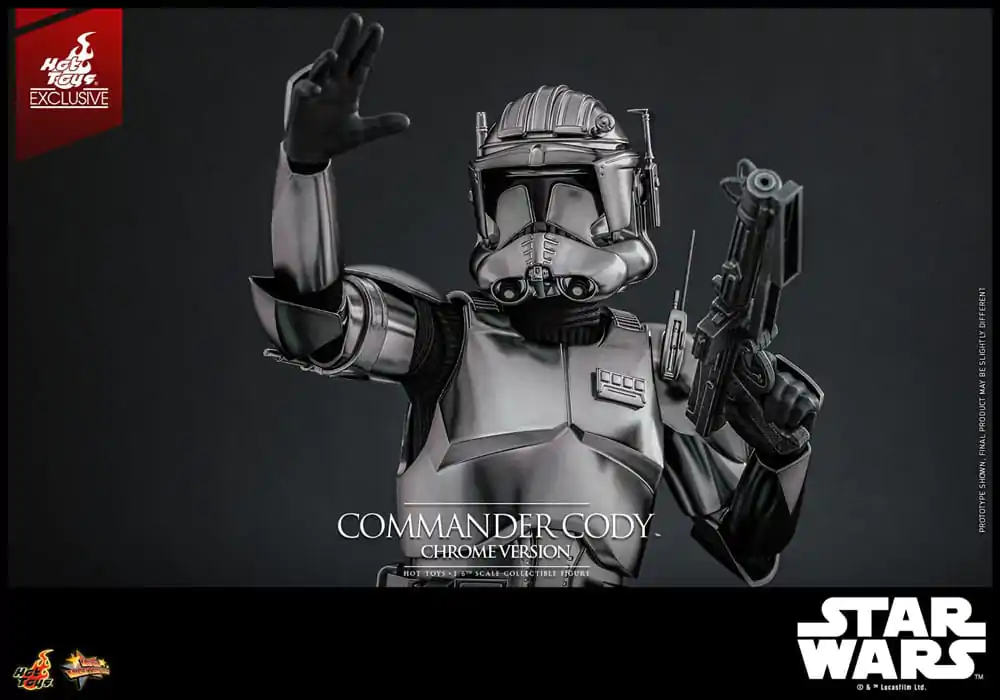 Star Wars Movie Masterpiece Akční figurka 1/6 Commander Cody (Chrome Version) Hot Toys Exclusive 30 cm fotografii produktu