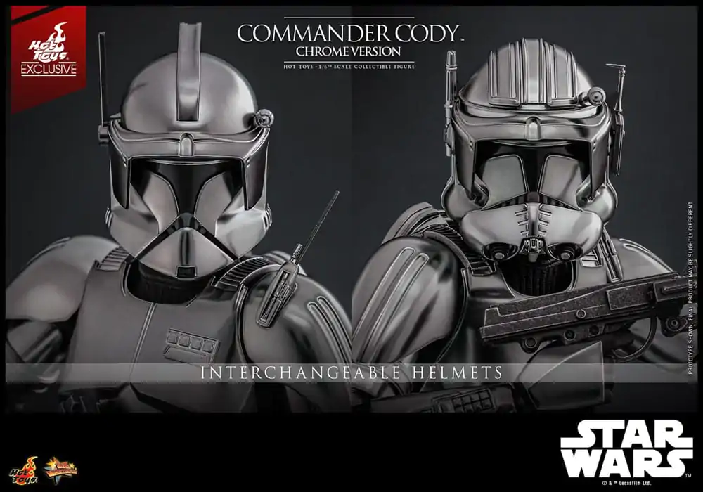 Star Wars Movie Masterpiece Akční figurka 1/6 Commander Cody (Chrome Version) Hot Toys Exclusive 30 cm fotografii produktu