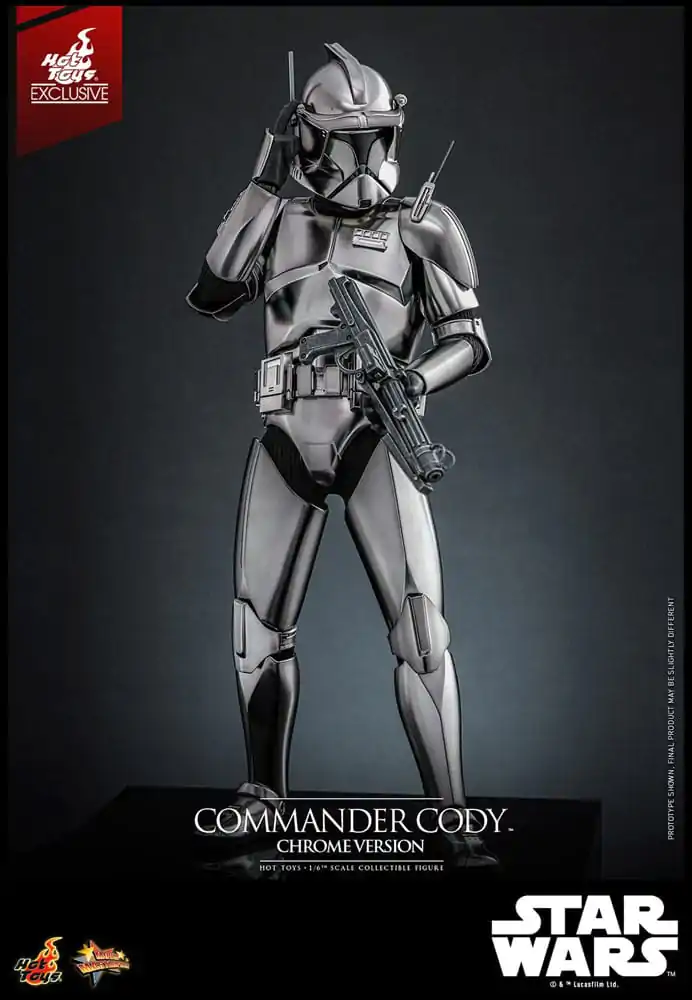 Star Wars Movie Masterpiece Akční figurka 1/6 Commander Cody (Chrome Version) Hot Toys Exclusive 30 cm fotografii produktu