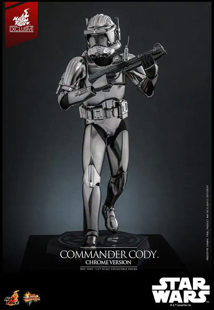 Star Wars Movie Masterpiece Akční figurka 1/6 Commander Cody (Chrome Version) Hot Toys Exclusive 30 cm fotografii produktu