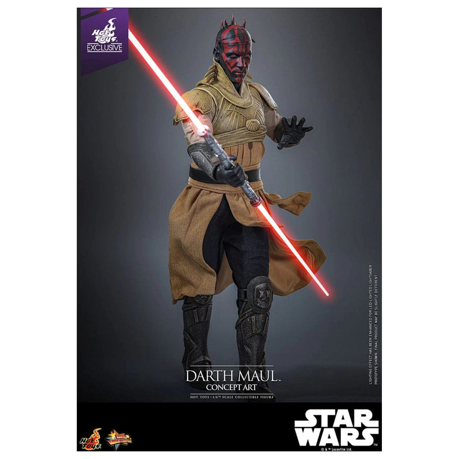 Star Wars Movie Masterpiece Akční figurka 1/6 Darth Maul (Concept Art) Hot Toys Exclusive 35 cm fotografii produktu