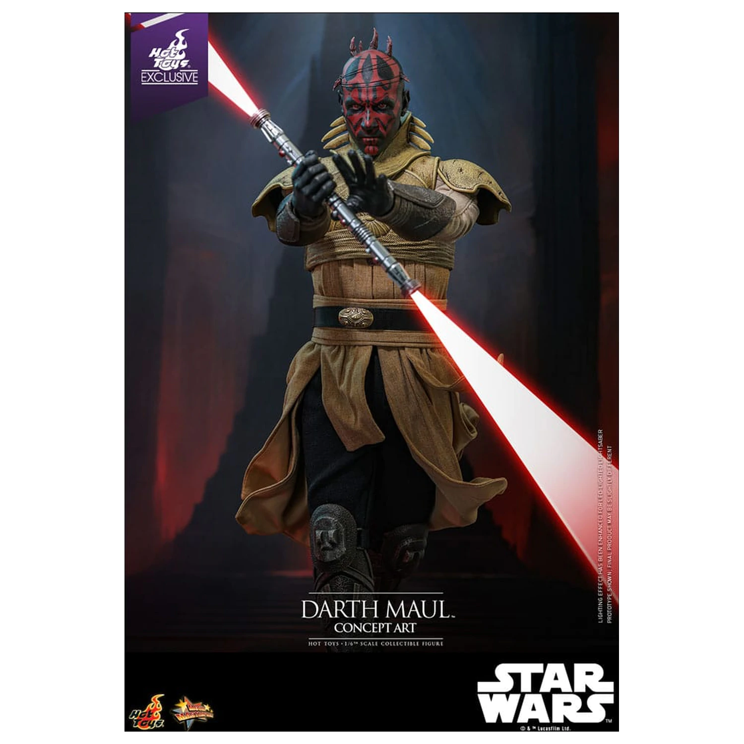 Star Wars Movie Masterpiece Akční figurka 1/6 Darth Maul (Concept Art) Hot Toys Exclusive 35 cm fotografii produktu
