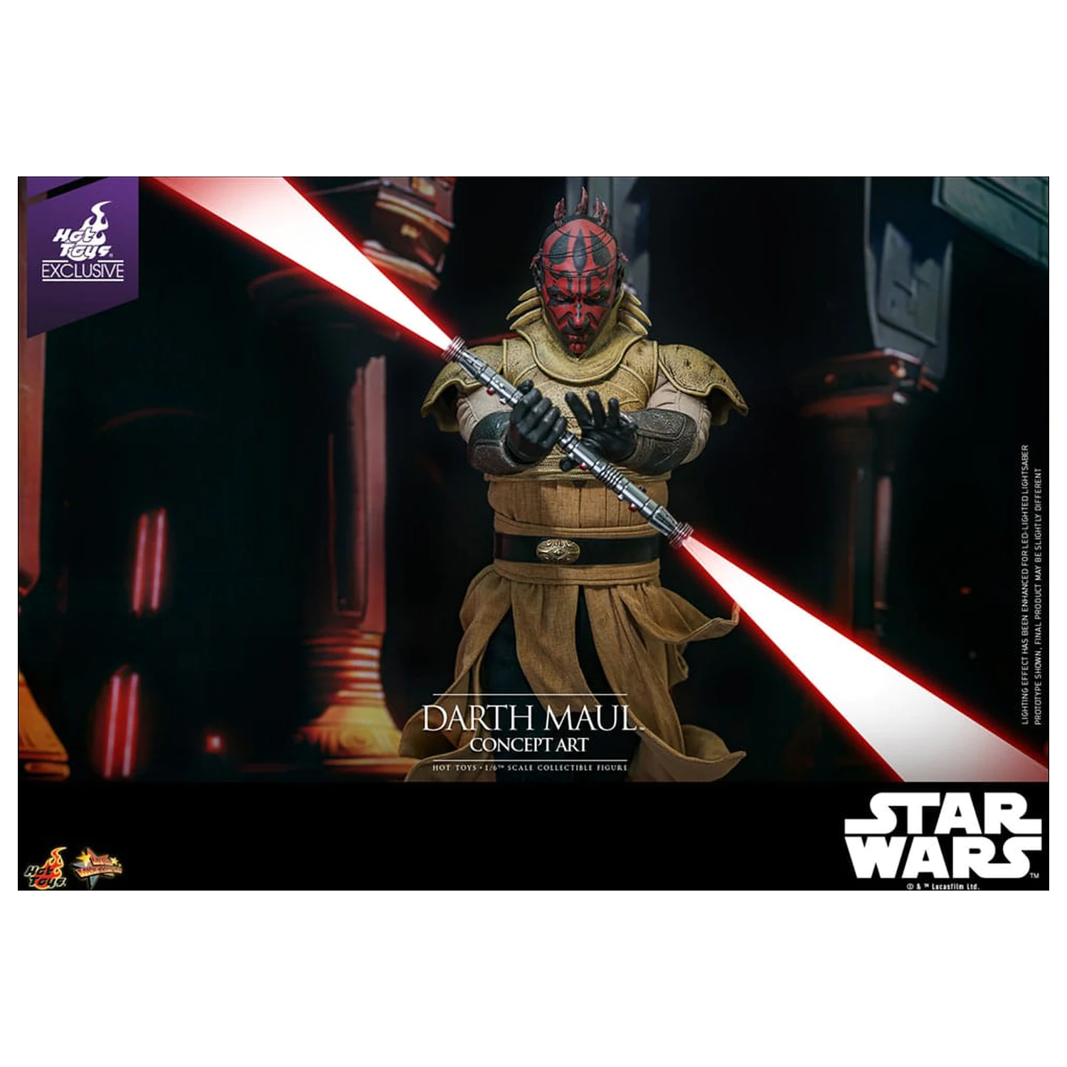 Star Wars Movie Masterpiece Akční figurka 1/6 Darth Maul (Concept Art) Hot Toys Exclusive 35 cm fotografii produktu