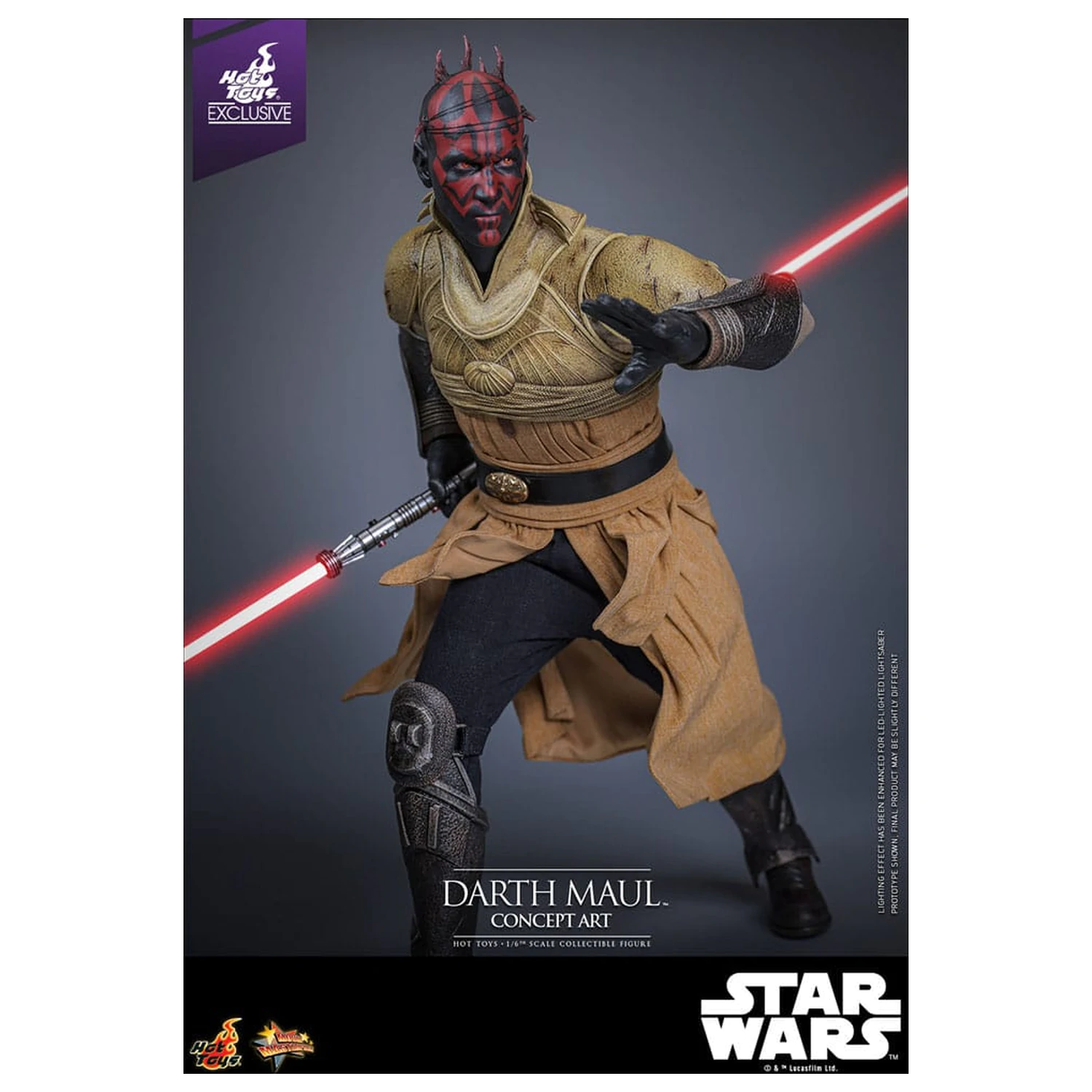 Star Wars Movie Masterpiece Akční figurka 1/6 Darth Maul (Concept Art) Hot Toys Exclusive 35 cm fotografii produktu