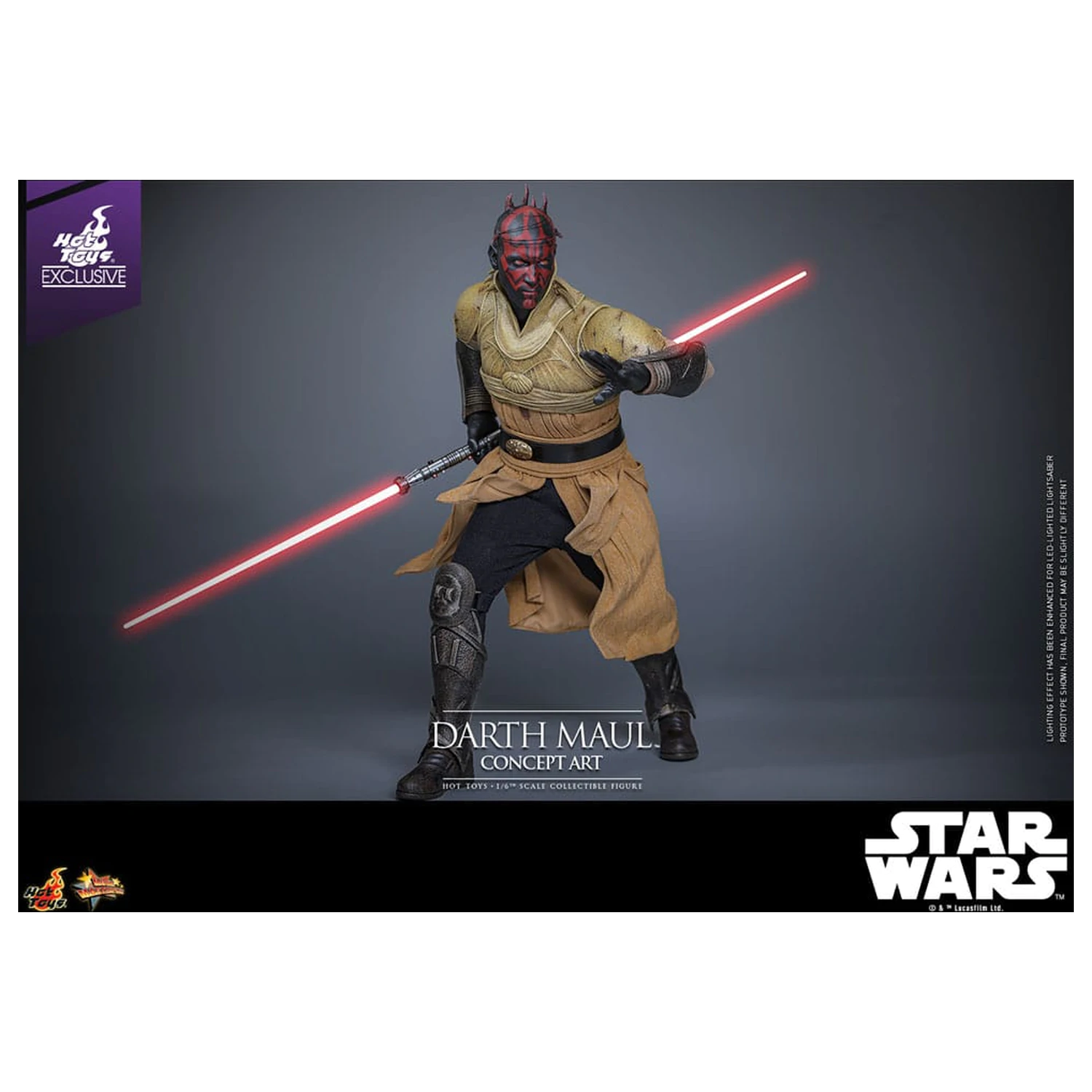 Star Wars Movie Masterpiece Akční figurka 1/6 Darth Maul (Concept Art) Hot Toys Exclusive 35 cm fotografii produktu