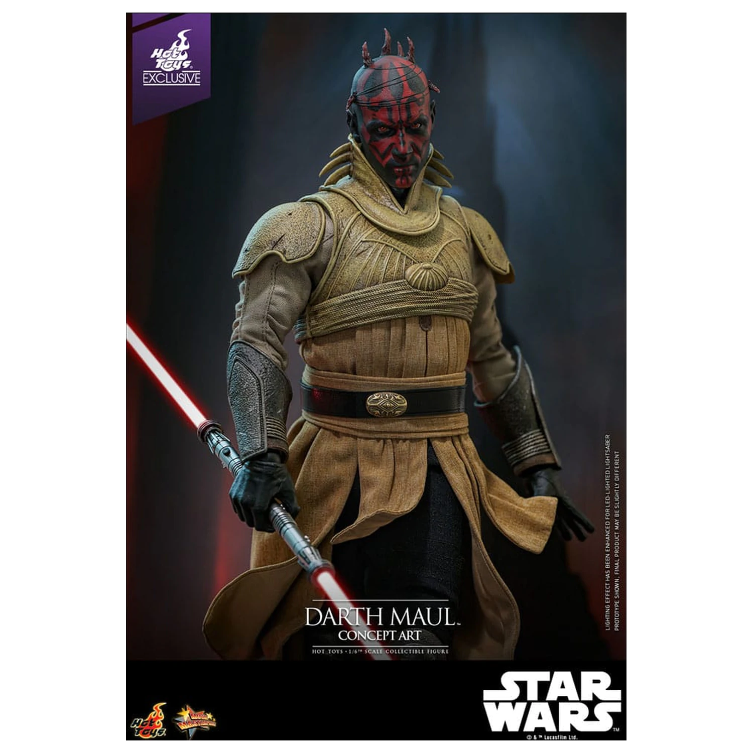 Star Wars Movie Masterpiece Akční figurka 1/6 Darth Maul (Concept Art) Hot Toys Exclusive 35 cm fotografii produktu