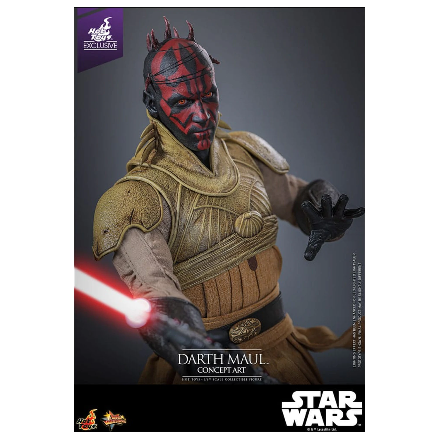 Star Wars Movie Masterpiece Akční figurka 1/6 Darth Maul (Concept Art) Hot Toys Exclusive 35 cm fotografii produktu
