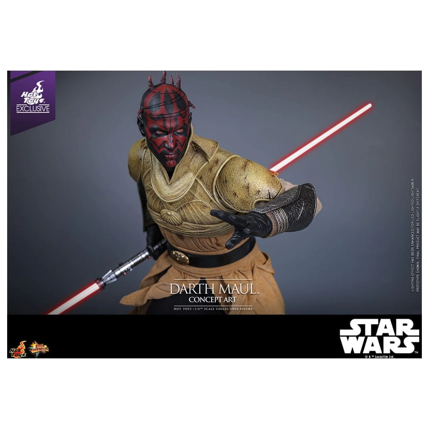 Star Wars Movie Masterpiece Akční figurka 1/6 Darth Maul (Concept Art) Hot Toys Exclusive 35 cm fotografii produktu