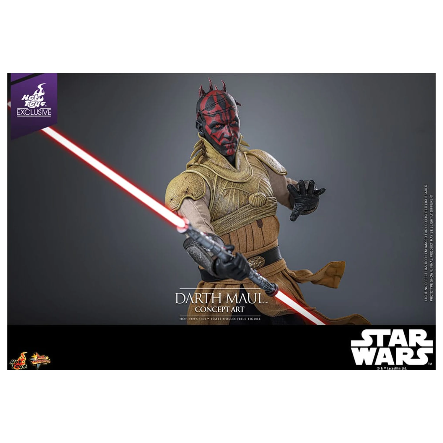 Star Wars Movie Masterpiece Akční figurka 1/6 Darth Maul (Concept Art) Hot Toys Exclusive 35 cm fotografii produktu