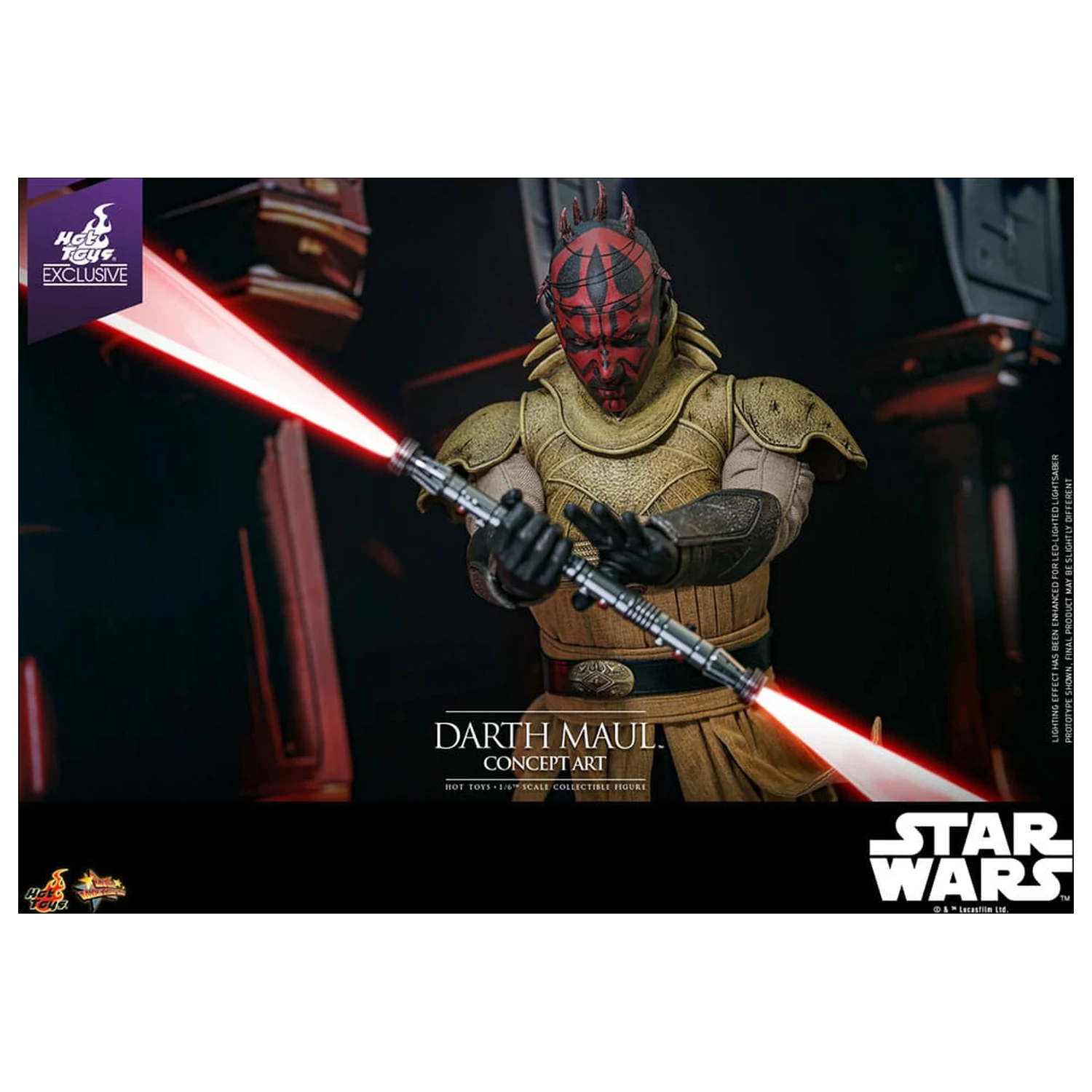 Star Wars Movie Masterpiece Akční figurka 1/6 Darth Maul (Concept Art) Hot Toys Exclusive 35 cm fotografii produktu
