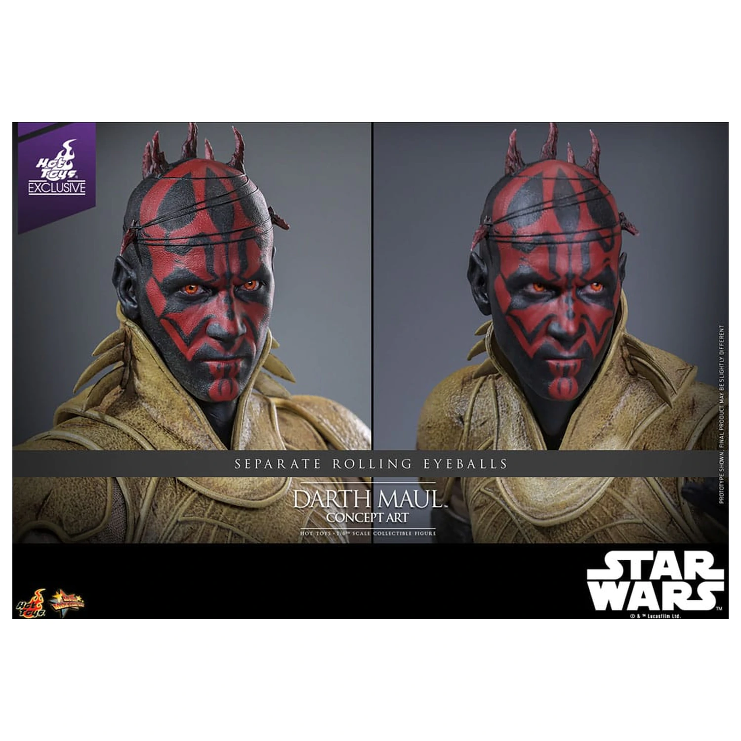 Star Wars Movie Masterpiece Akční figurka 1/6 Darth Maul (Concept Art) Hot Toys Exclusive 35 cm fotografii produktu