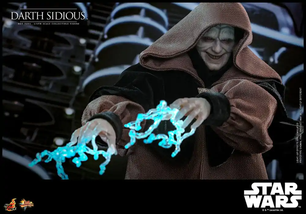 Star Wars Movie Masterpiece Akční figurka 1/6 Darth Sidious 29 cm fotografii produktu