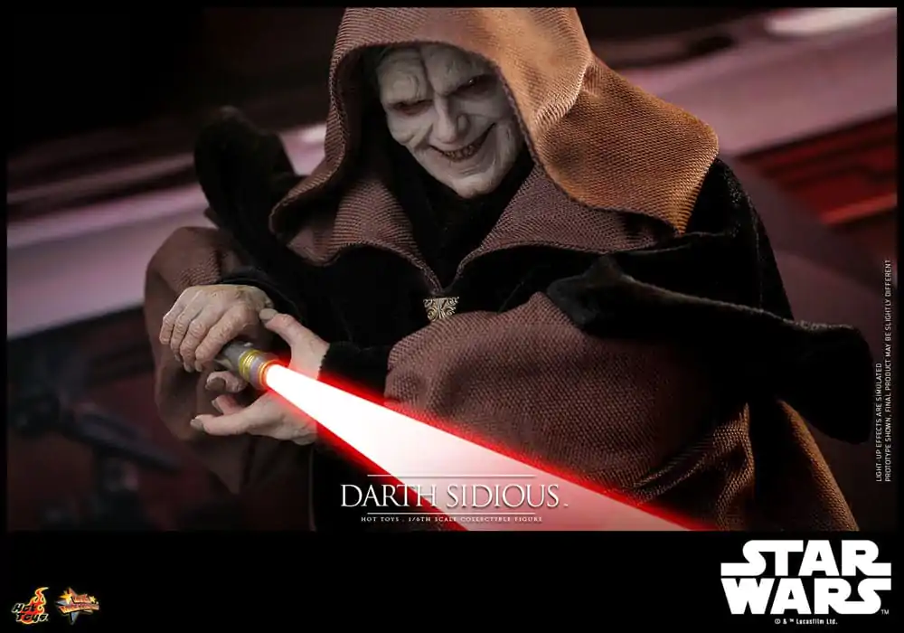Star Wars Movie Masterpiece Akční figurka 1/6 Darth Sidious 29 cm fotografii produktu