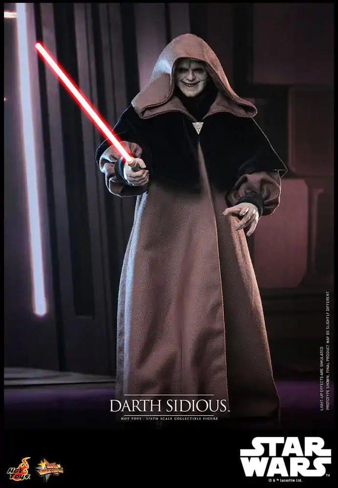 Star Wars Movie Masterpiece Akční figurka 1/6 Darth Sidious 29 cm fotografii produktu