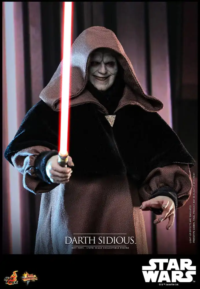 Star Wars Movie Masterpiece Akční figurka 1/6 Darth Sidious 29 cm fotografii produktu