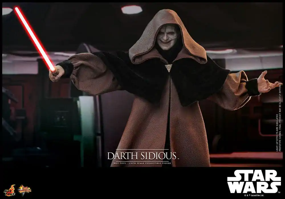 Star Wars Movie Masterpiece Akční figurka 1/6 Darth Sidious 29 cm fotografii produktu
