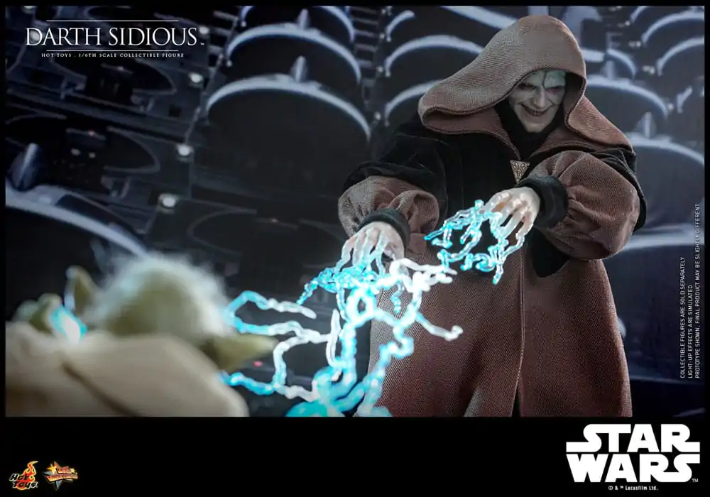 Star Wars Movie Masterpiece Akční figurka 1/6 Darth Sidious 29 cm fotografii produktu