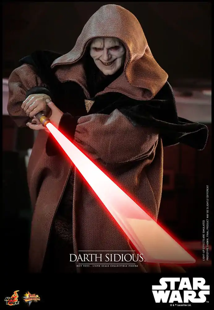 Star Wars Movie Masterpiece Akční figurka 1/6 Darth Sidious 29 cm fotografii produktu