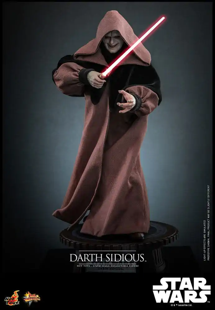 Star Wars Movie Masterpiece Akční figurka 1/6 Darth Sidious 29 cm fotografii produktu
